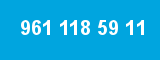961 118 59 11 961 118 59 11